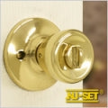 NuSet Builder Special: Kwikset Keyed Entry Door Knob (Brass)